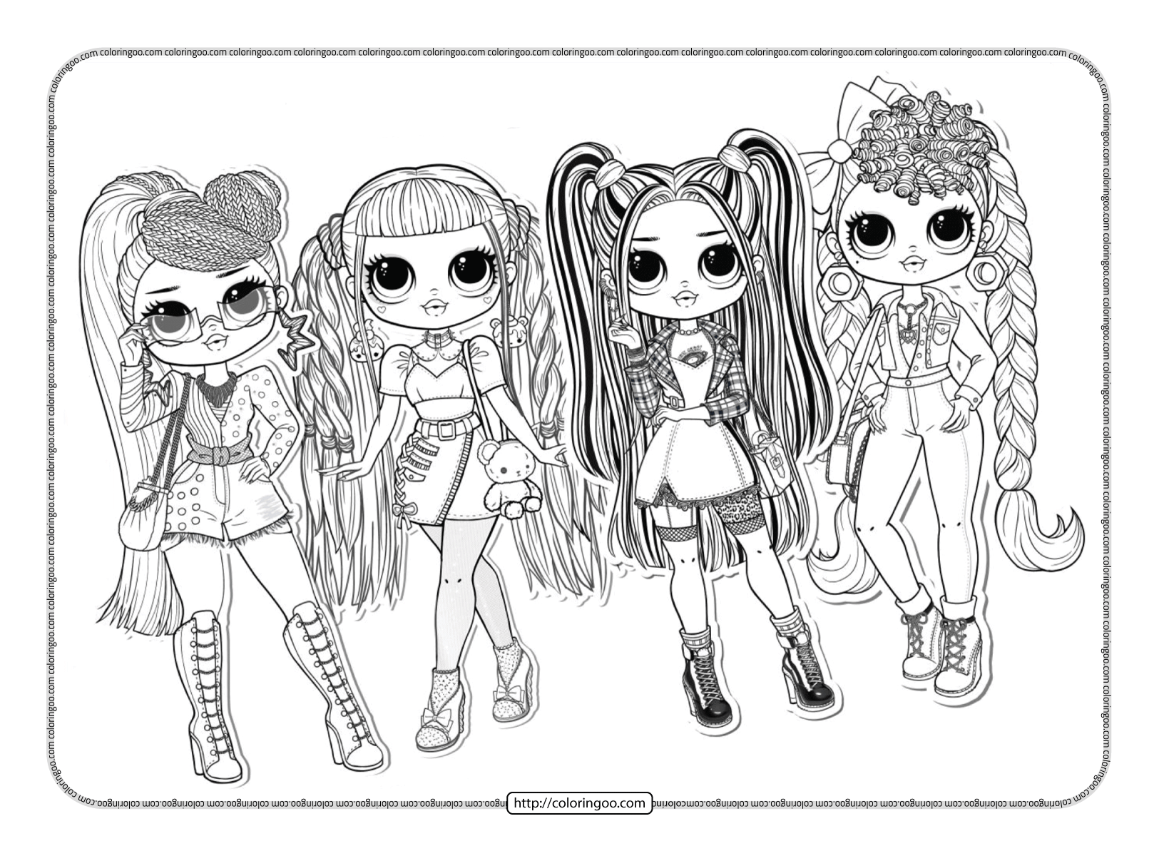 l.o.l coloring pages