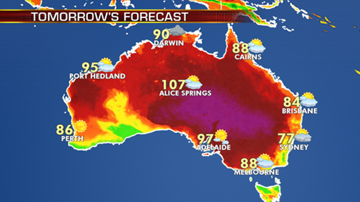 long range weather sydney