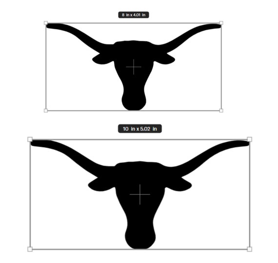 longhorn stencil