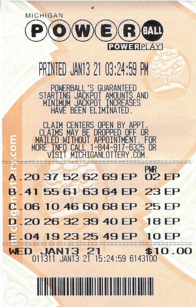 lotto michigan powerball