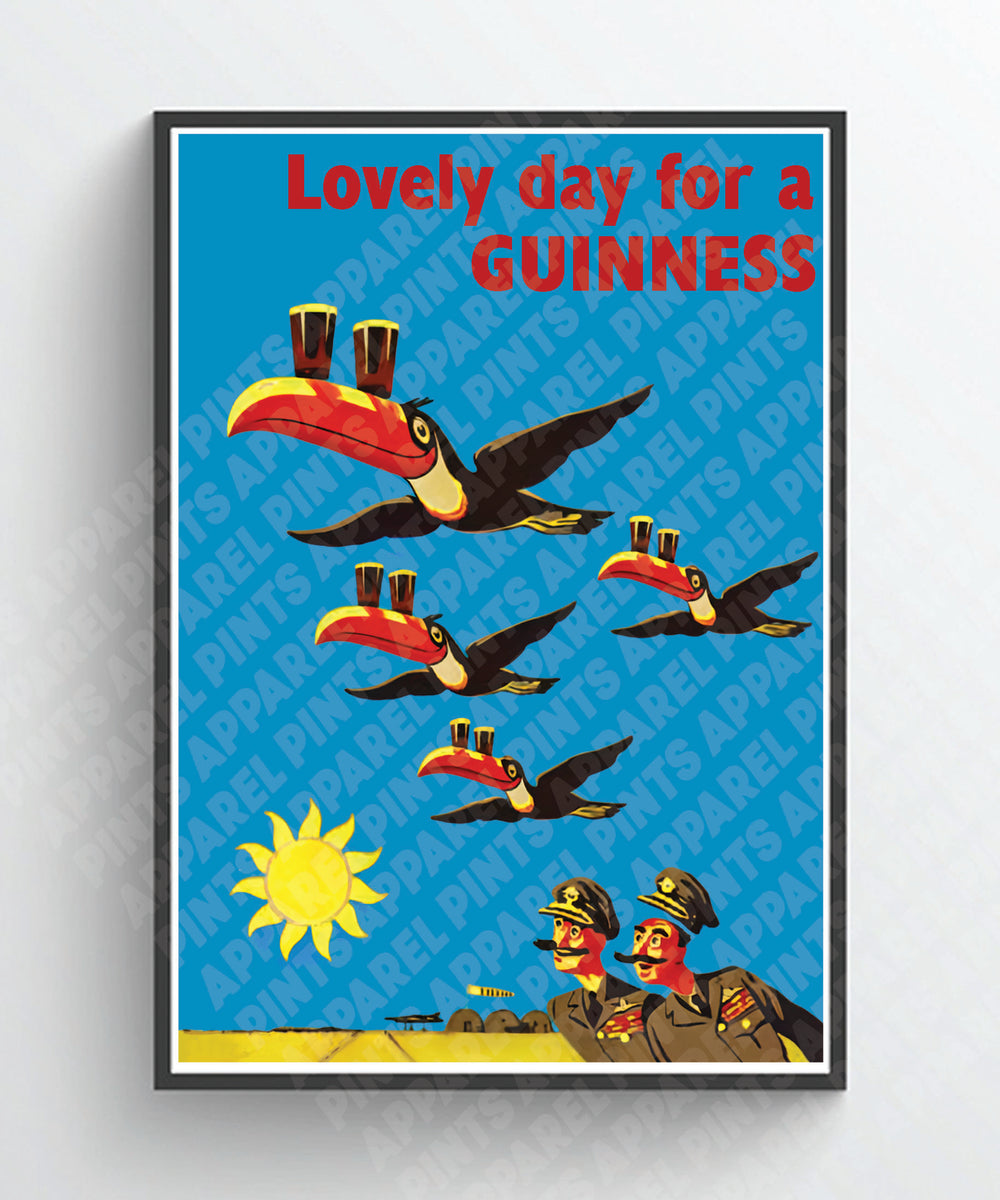 lovely day for a guinness poster