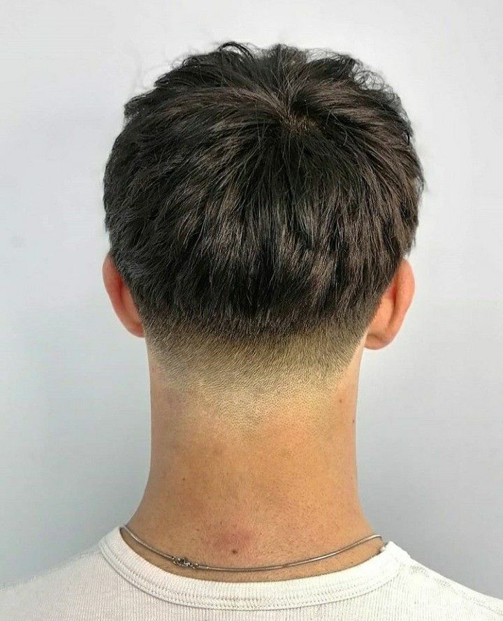 low fade texturizado pelo liso