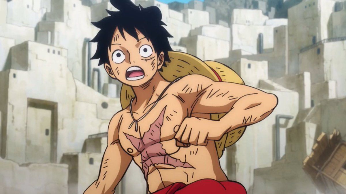 luffy scar on chest