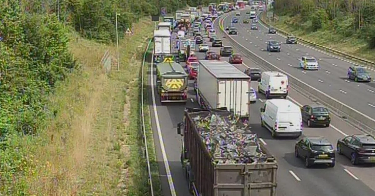 m23 accident today