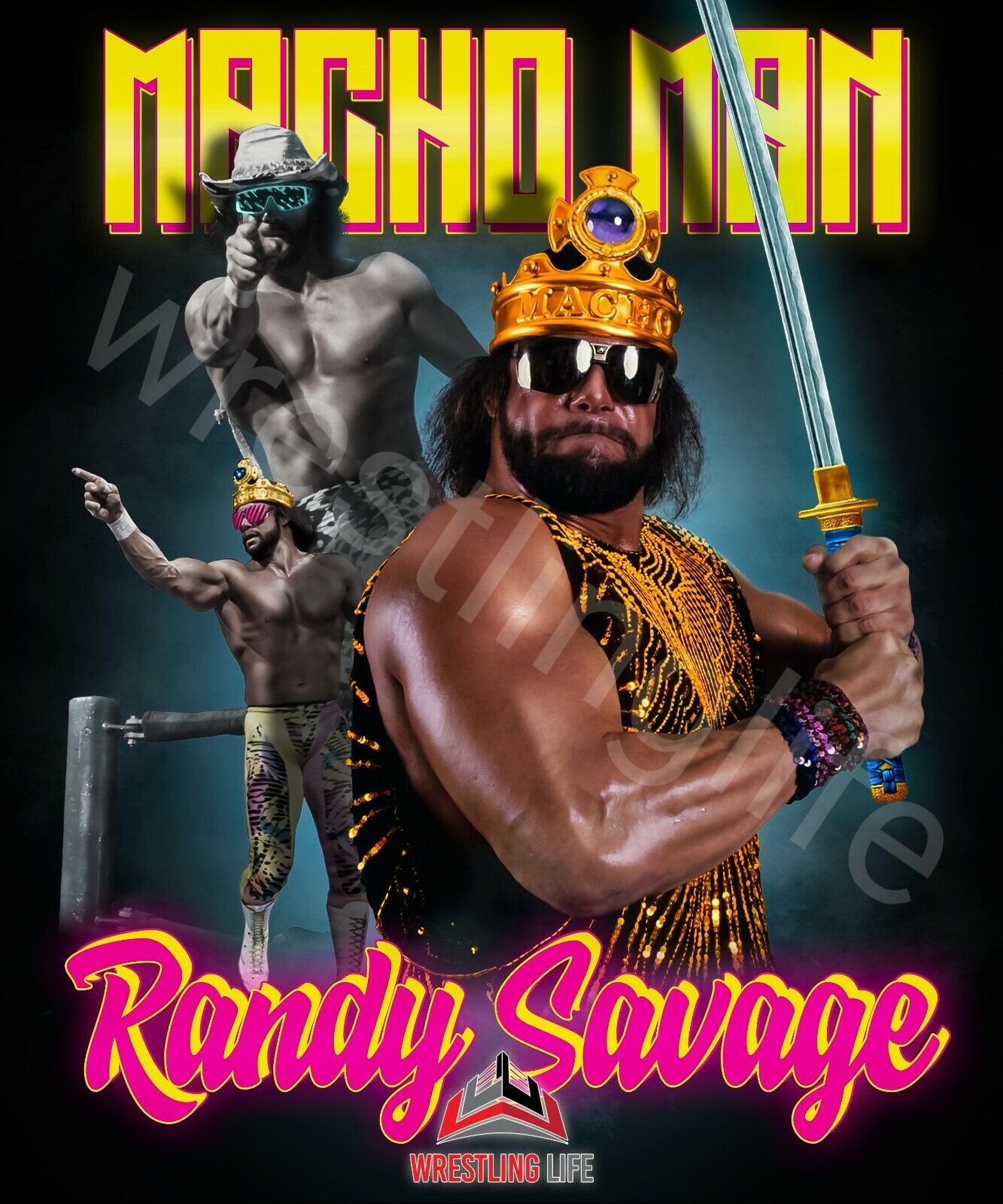 macho man poster