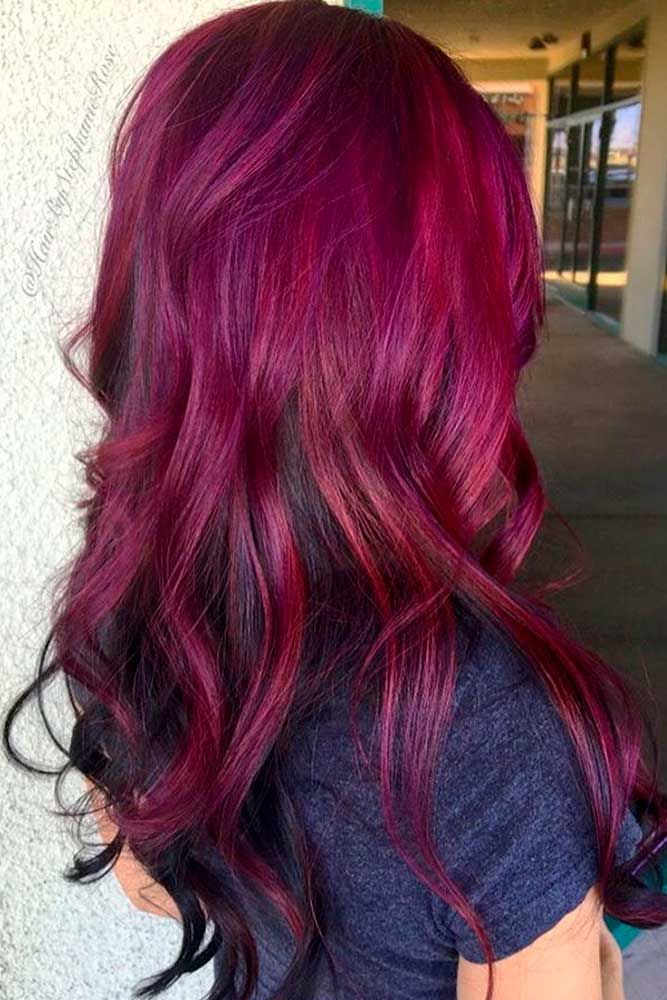 magenta hair color dye