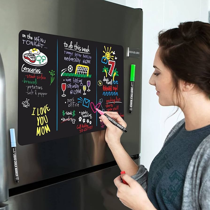 magnetic dry erase whiteboard for fridge