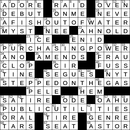 make amends crossword