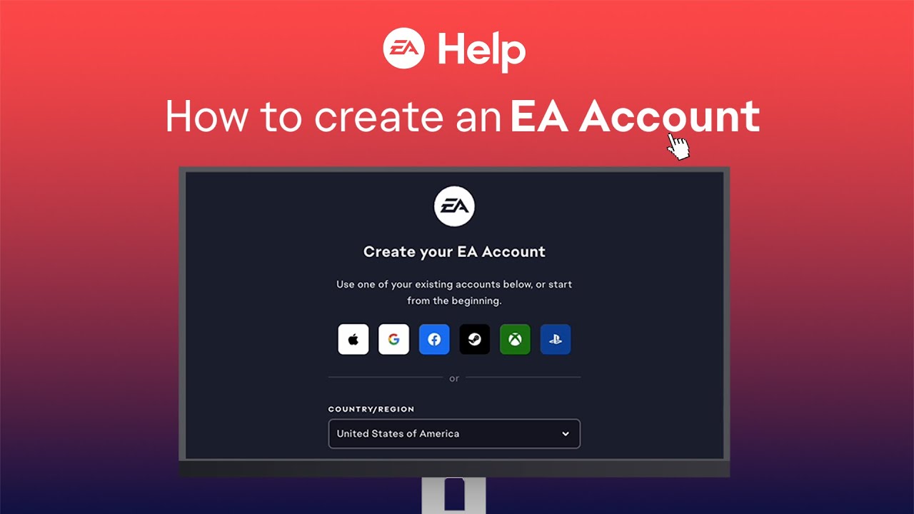 make an ea account