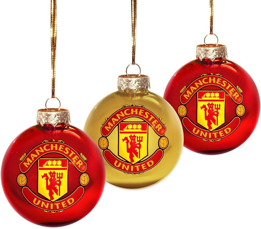 manchester united christmas ornament