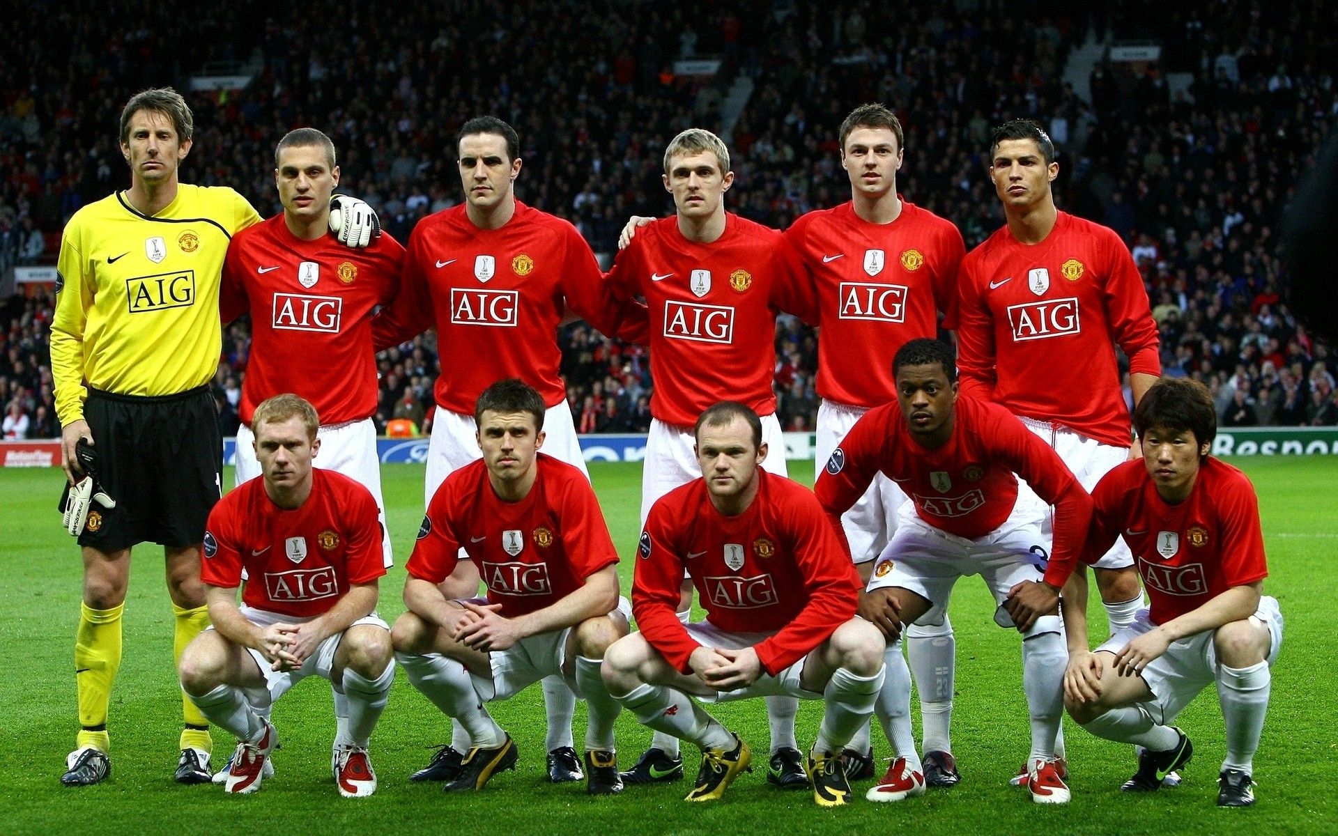 manchester united players 2008