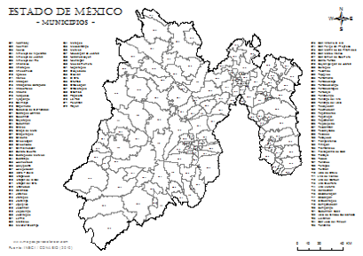 mapa del estado de méxico con nombres pdf