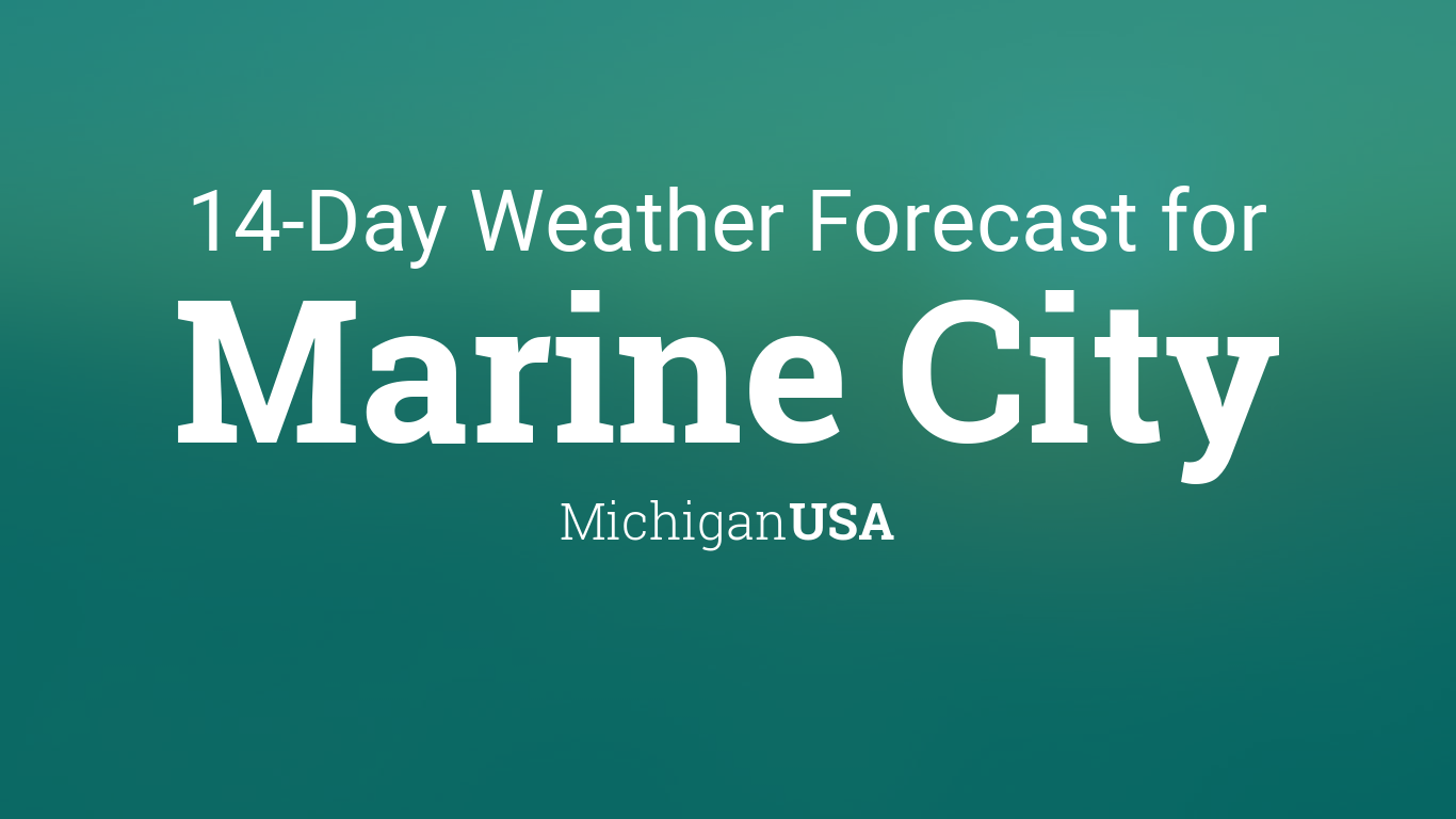 marine city weather