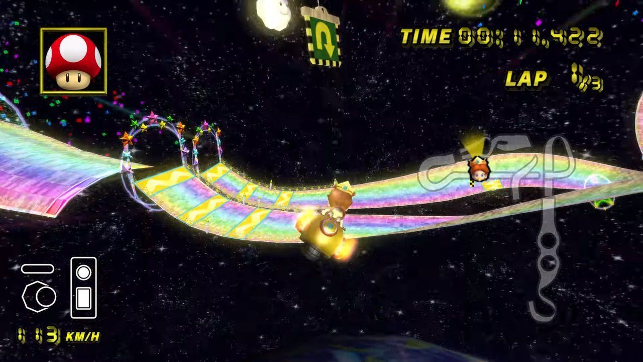 mario kart rainbow road record