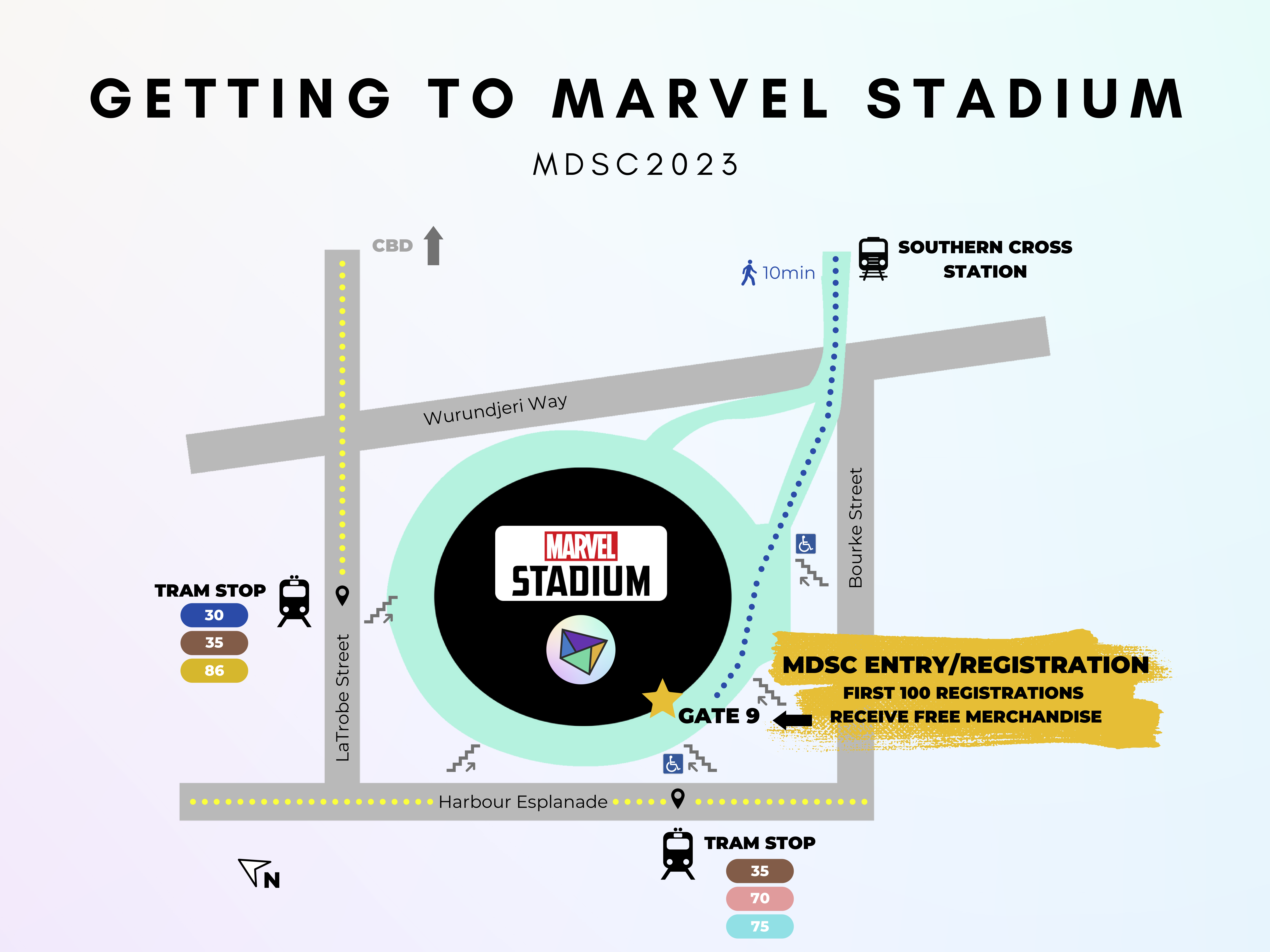 marvel stadium parking map