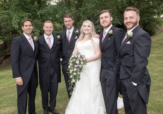 mauve ties groomsmen