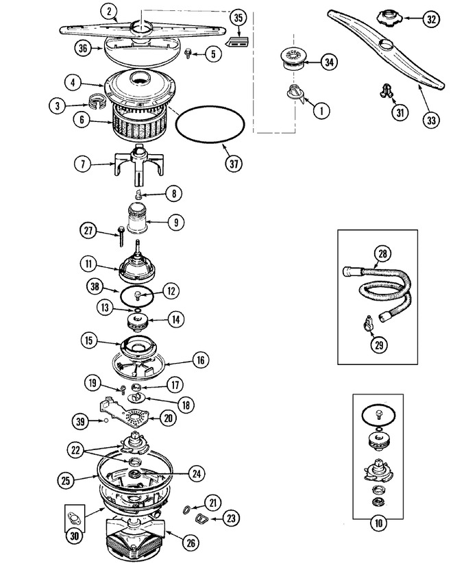 maytag dishwasher parts