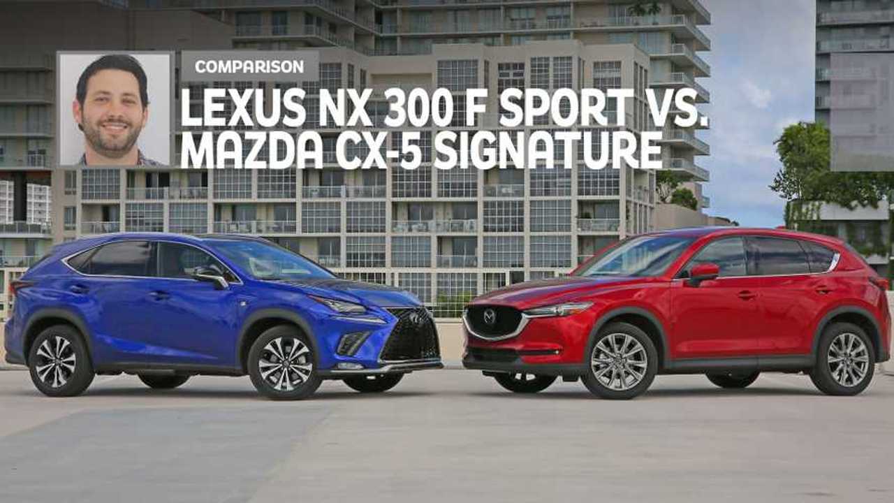 mazda cx-5 vs lexus nx 350