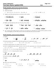 mcr3u final exam with answers