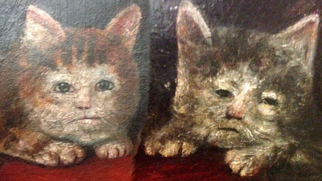 medieval cat paintings