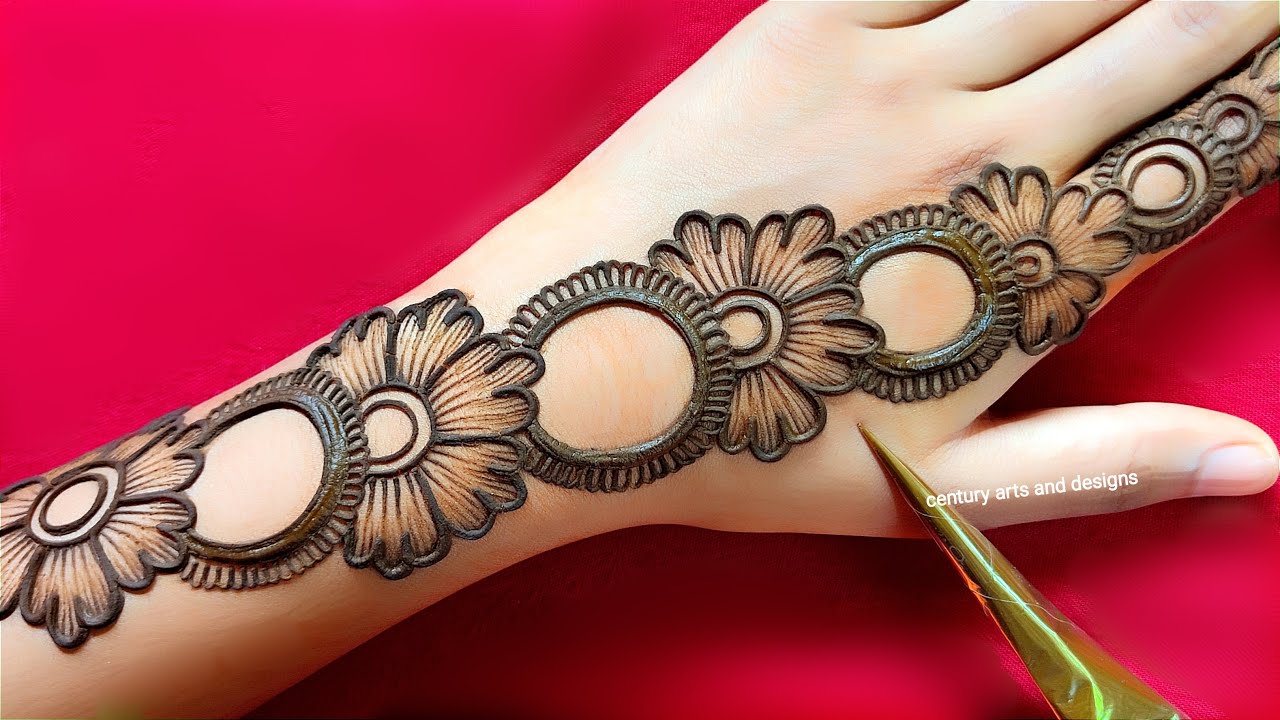 mehendi design easy back