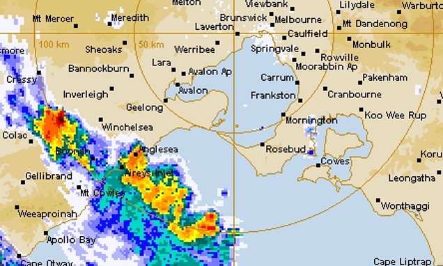 melbourne weather radar