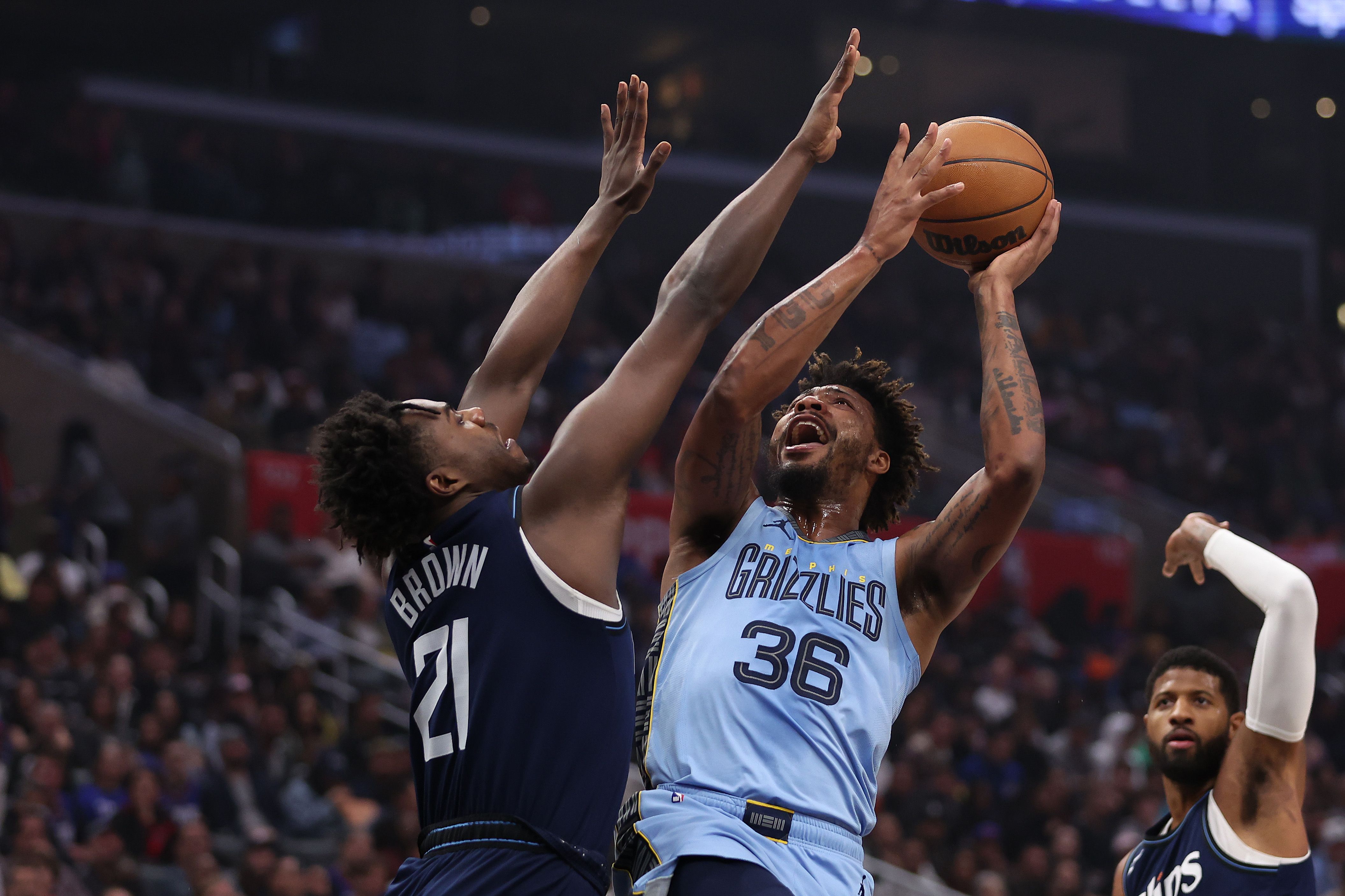 memphis grizzlies vs la clippers match player stats