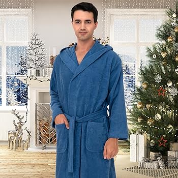 mens towel bathrobe