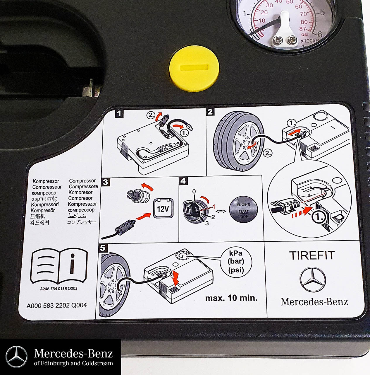 mercedes tirefit kit