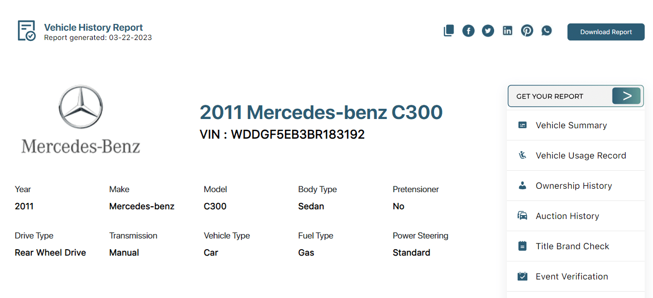 mercedes vin decoder