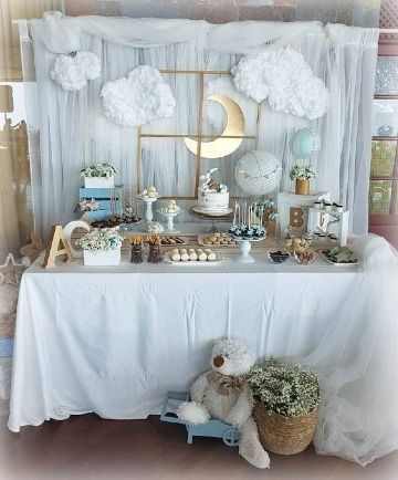 mesa decoracion para baby shower