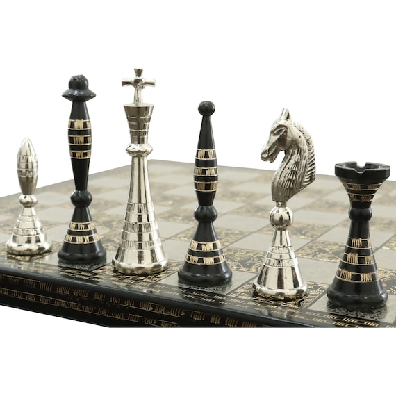 metal chess set