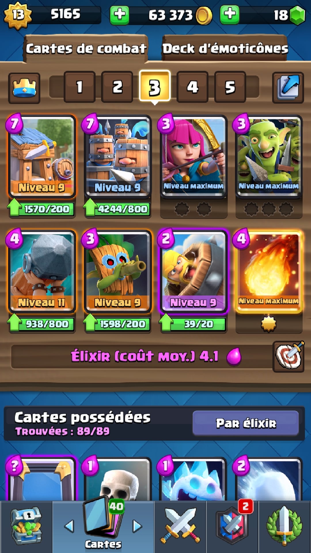 metas clash royale