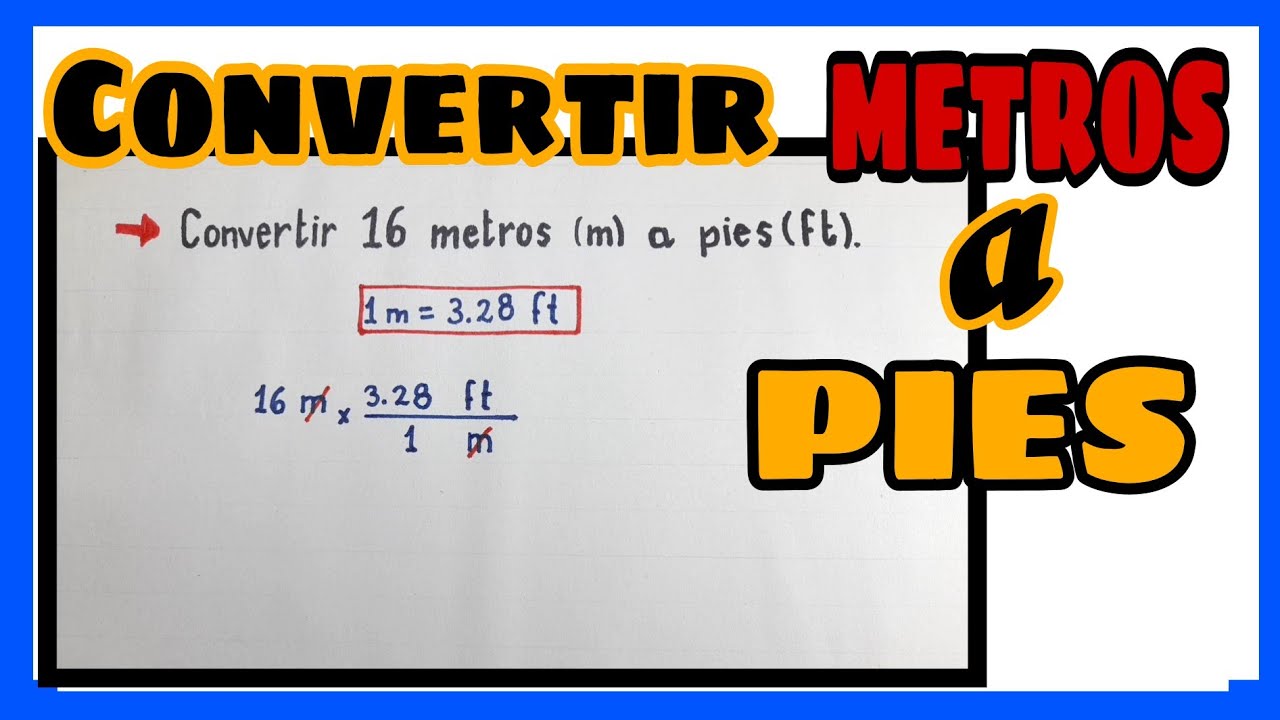 metris a pies