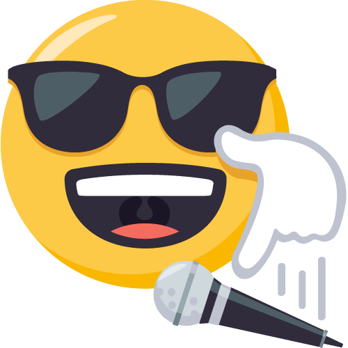 mic drop emoji combo