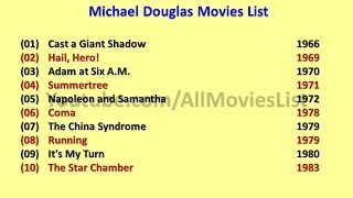 michael douglas movies list