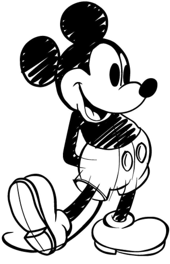 mickey mouse dibujo