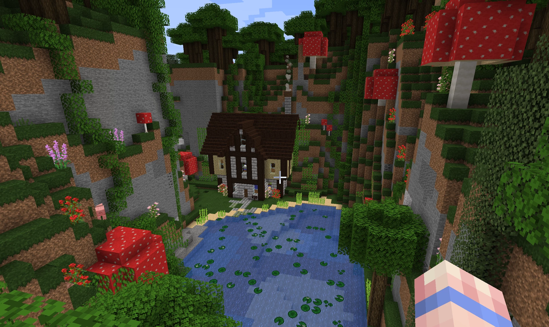 minecraft cottagecore village