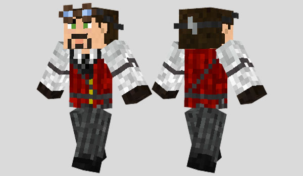 minecraft skin steampunk