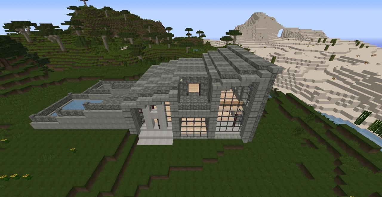 minecraft slope house