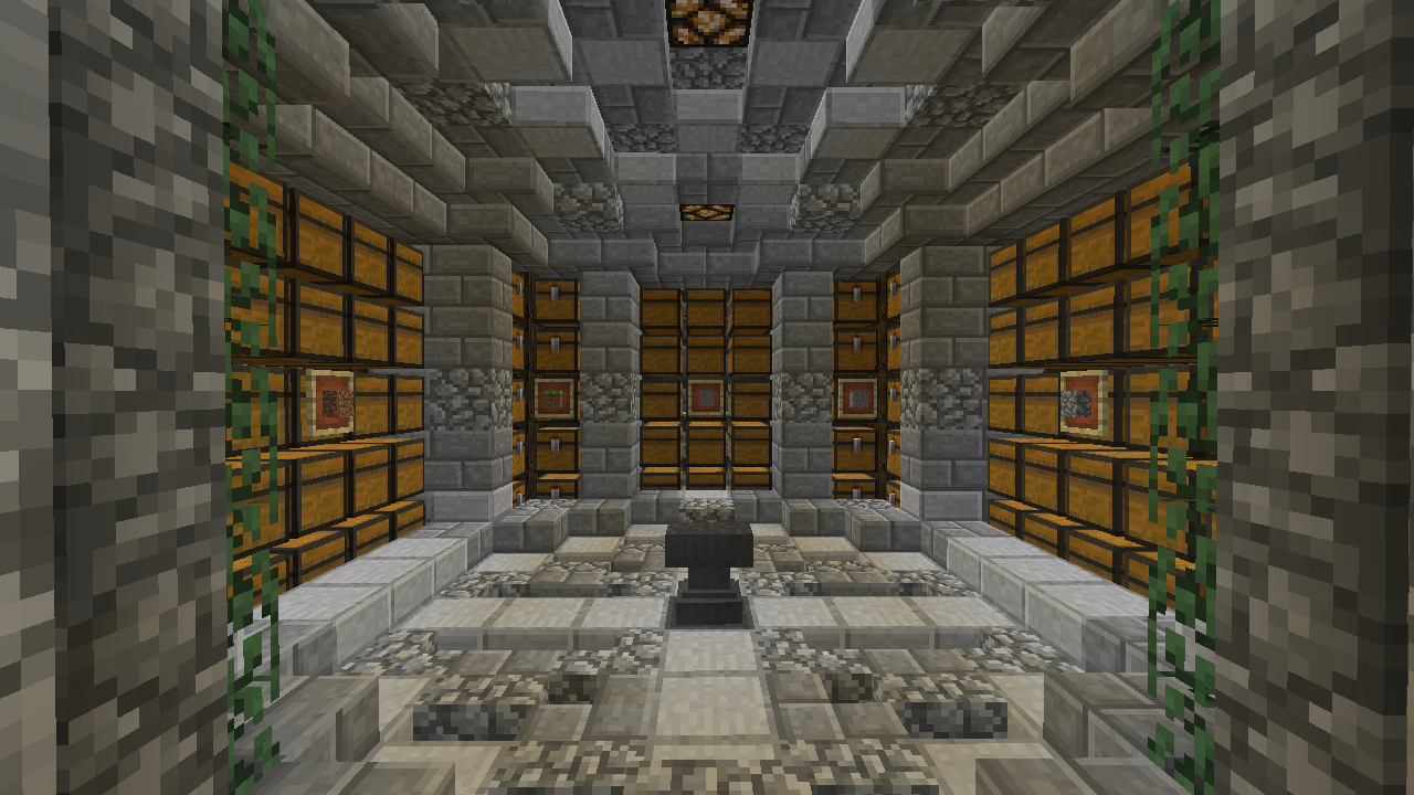 minecraft storage room ideas