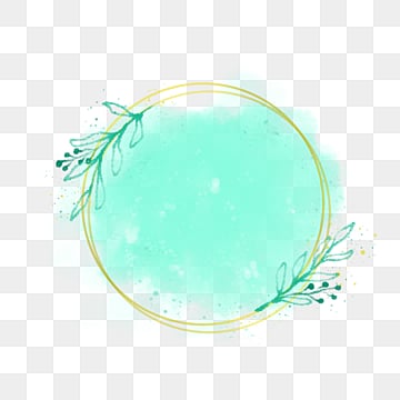 mint watercolor png