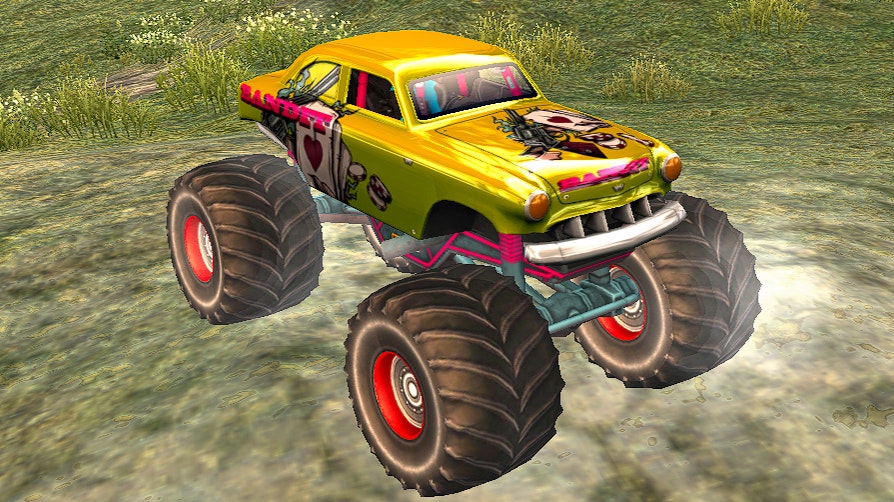 monster car games free download