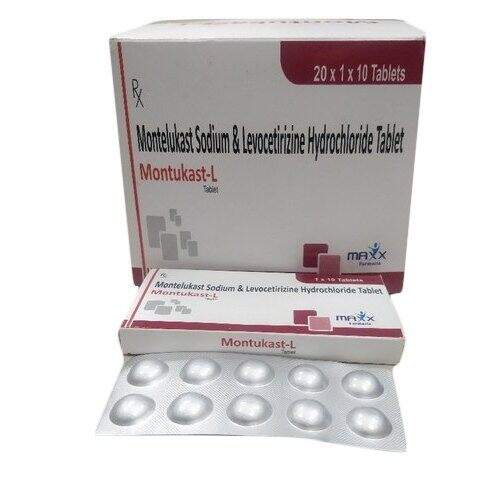 montelukast sodium and levocetirizine hydrochloride tablets price