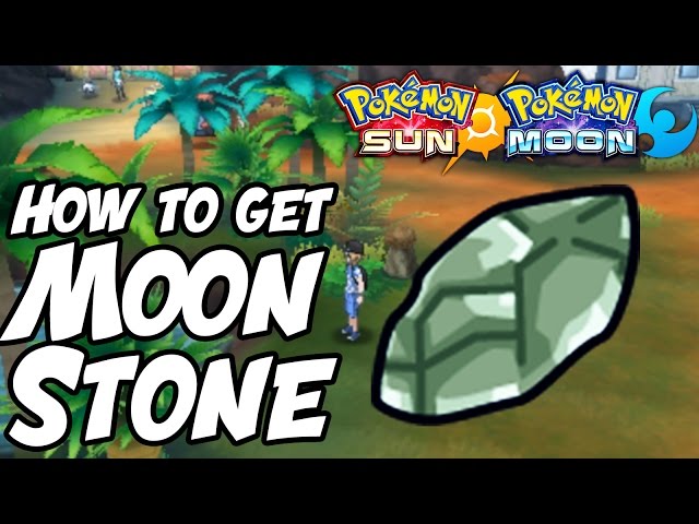 moon stone pokemon moon