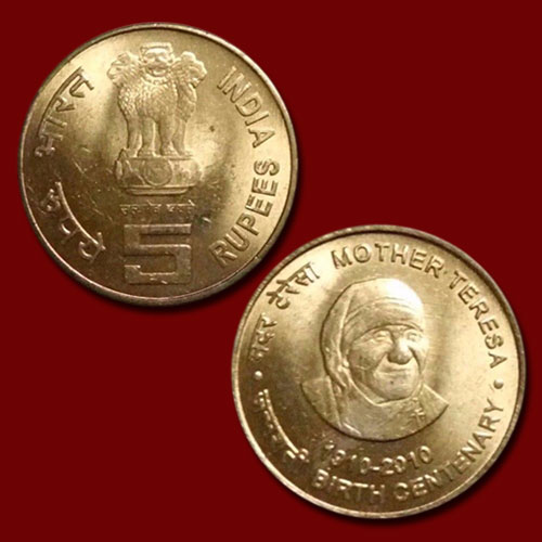 mother teresa coin value