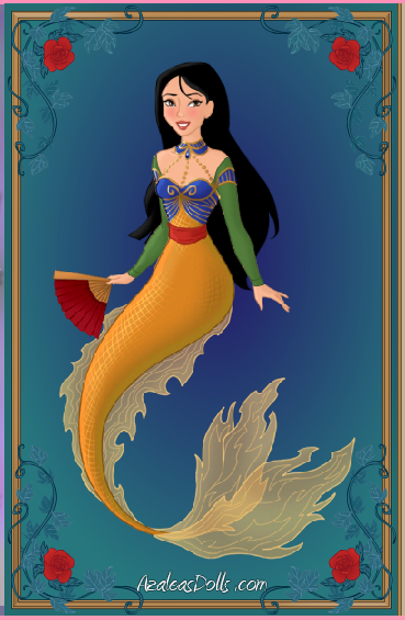 mulan as a mermaid