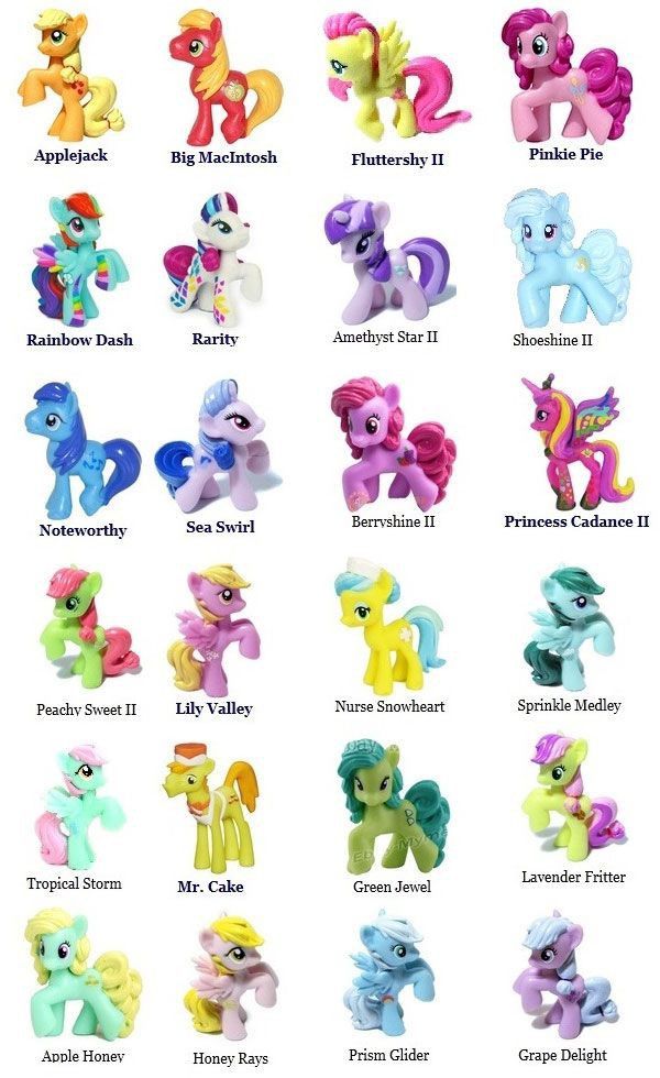 my little pony pony names
