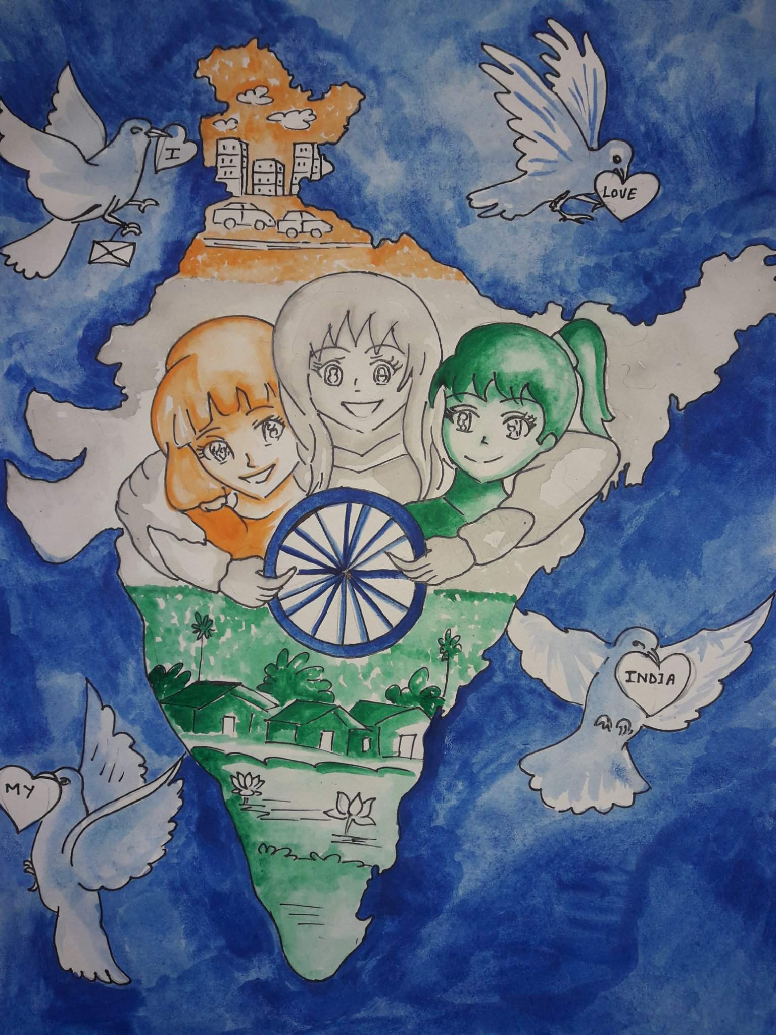 my nation my pride drawing