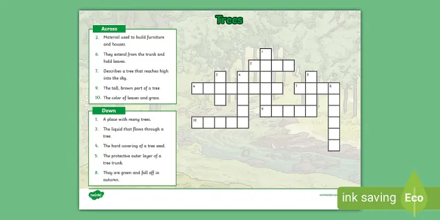 n z tree crossword clue